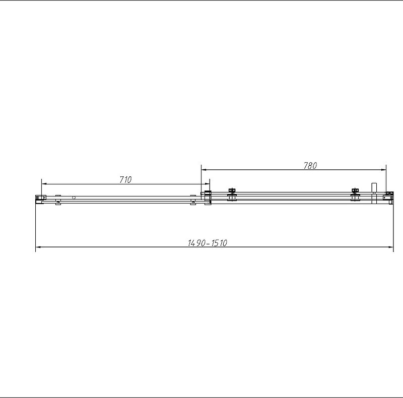 Душевая дверь Vincea Como-N 150 VDS-4CN150CGB