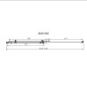 Душевой уголок Vincea Como-N 150х90 VSR-4CN9015CGB