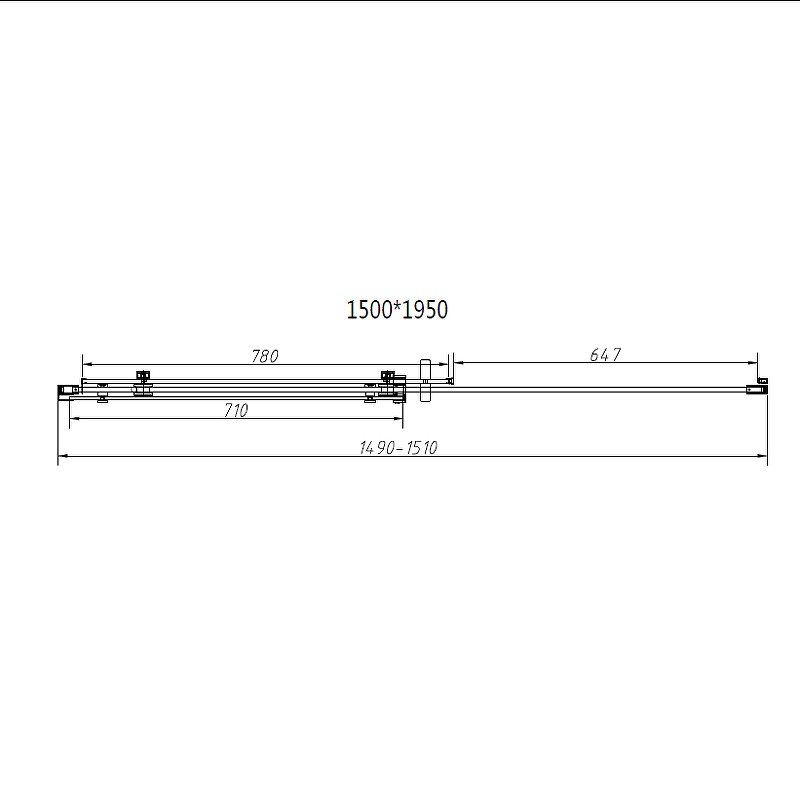Душевой уголок Vincea Como-N 150х90 VSR-4CN9015CGB