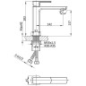 Смеситель для раковины Vincea Next VBF-1N1BG
