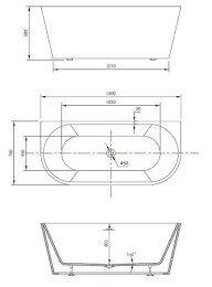 Акриловая ванна Vincea 150х75 VBT-421-1500