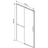 Душевая дверь Vincea Slim Soft 100 VDS-1SS100CLB