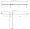 Душевая дверь Vincea Slim-N 100 VDP-4SN100CLB