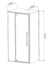 Душевой уголок Vincea Slim-N 100x100 VSR-4SNP1010CLGM