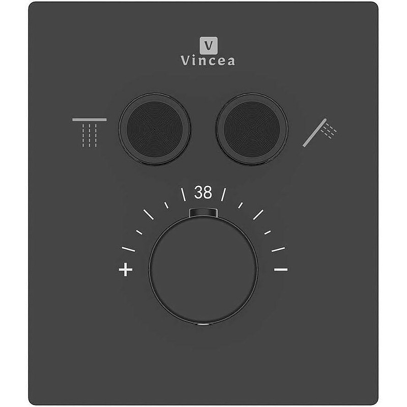 Смеситель для душа Vincea VSCV-321T-MMB с термостатом