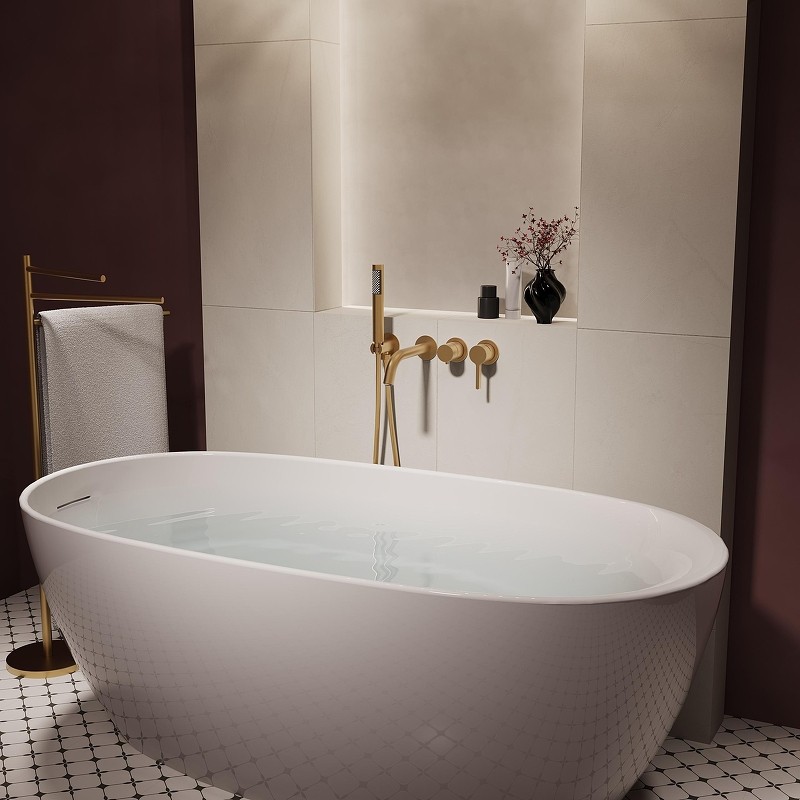 Смеситель для ванны Vincea Villa VTFW-1VL1BG