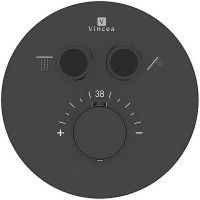 Смеситель для душа Vincea VSCV-322T-MMB с термостатом