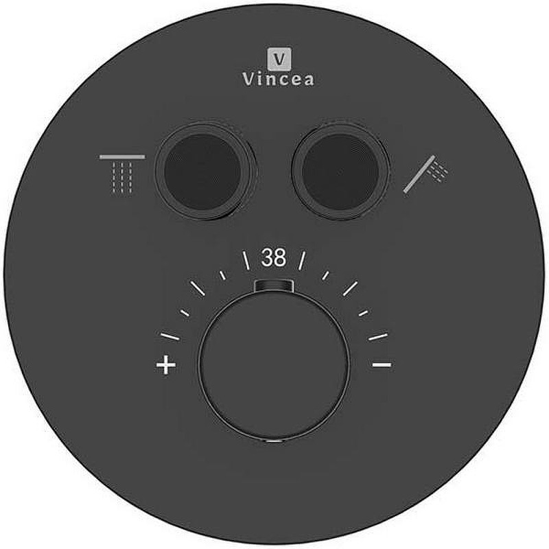 Смеситель для душа Vincea VSCV-322T-MMB с термостатом