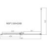 Душевой уголок Vincea Dice 110x90 VSR-4D9011CLGM