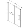 Душевая дверь Vincea Como Soft 120 VDS-1CS120CLB
