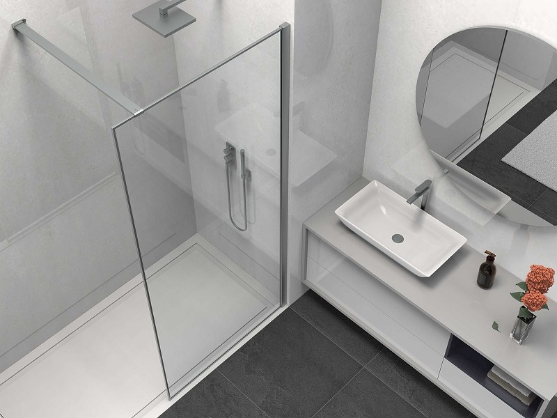 Душевая перегородка Vincea Walk-In 80 VSW-1HS800CLGM