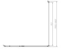 Душевой уголок Vincea Slim-N 120x100 VSR-4SNP1012CLB
