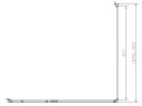 Душевой уголок Vincea Slim-N 120x90 VSR-4SNP9012CLGM