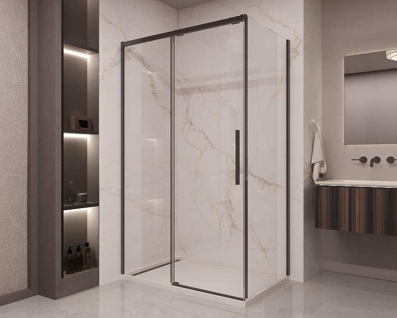 Душевой уголок Vincea Stella 140х80 VSR-1ST8014CLB