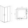 Душевой уголок Vincea Soft 90x90 VSS-3SO900CL