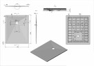 Душевой поддон из искусственного камня Vincea 110x90 VST-4SR9011A
