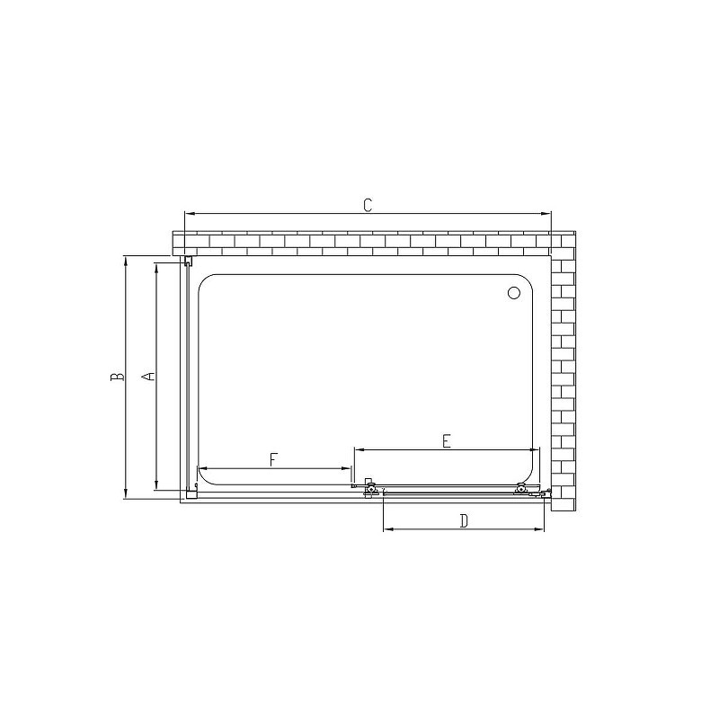 Душевой уголок Vincea Alpha 150x90 VSR-3AL9015CL