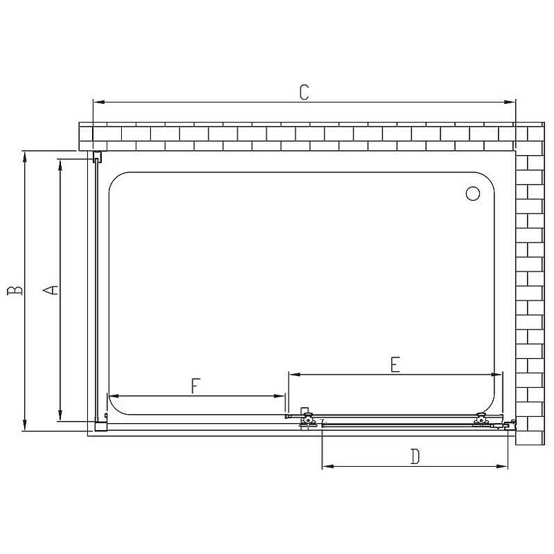 Душевой уголок Vincea Alpha 110x90 VSR-3AL9011CLG