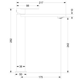 Смеситель для раковины Vincea Vogue (SS) VBF-2VS2MB