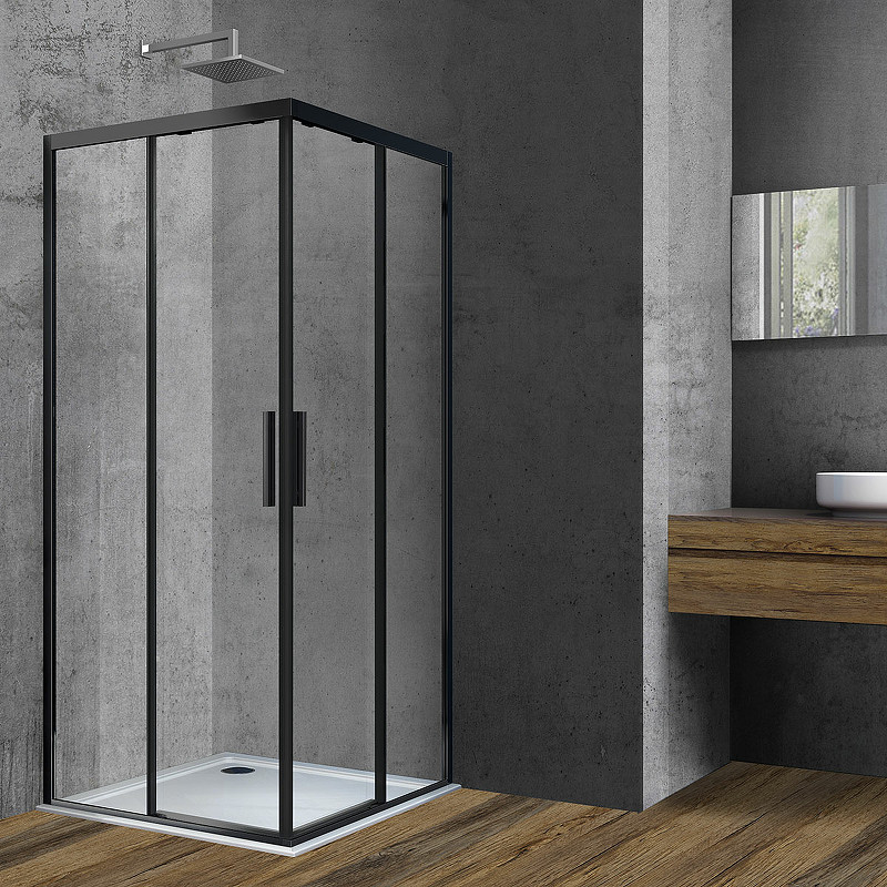 Душевой уголок Vincea Soft 90x90 VSS-3SO900CLB