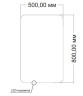 Зеркало Vincea 50 VLM-3BE5008 с подсветкой