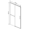 Душевая дверь Vincea Slim Soft 150 VDS-1SS150CLB