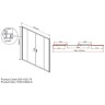 Душевая дверь Vincea Garda 170 VDS-1G2170CLG