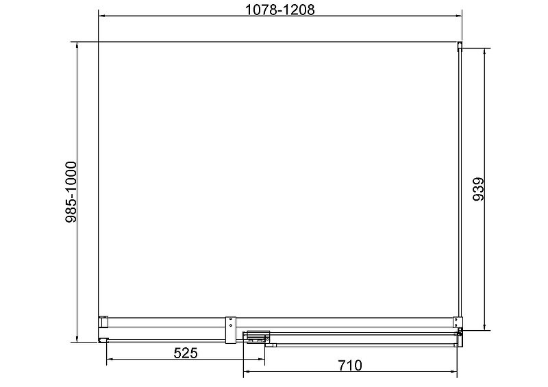 Душевой уголок Vincea Экстенза (Extenza) 120х100 VSR-4EX111210CL