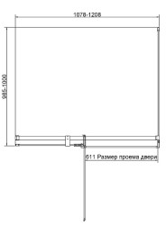 Душевой уголок Vincea Экстенза (Extenza) 120х100 VSR-4EX111210CL