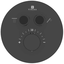 Душевая система Vincea Inspire VSFW-3I22MT5MB с термостатом